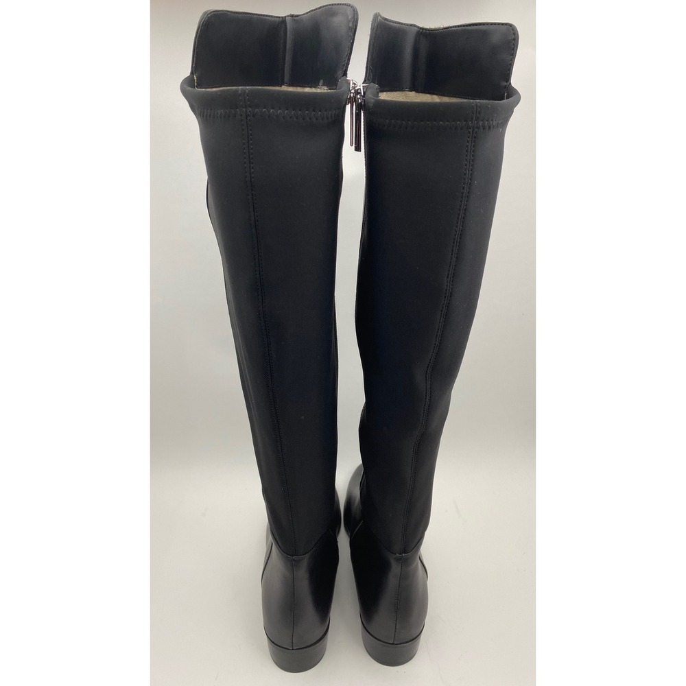 Michael Kors Bromley Leather Over the Knee Flat Boots Womens 9 Black New - Picture 5 of 8